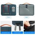 thumbnail image 4 of Laptop Bag All Round Laptop Sleeve, Four-layer Protection Design Waterproof function, Multifunctional Storage Space, Compatible with MacBook Air/Pro, For 13/14/15 inch Notebook, Surface laptop, Dell, 4 of 7