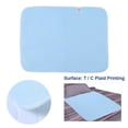 thumbnail image 3 of Paquete De 2, Almohadilla De Cama Almohadilla Interior Reutilizable Estándar Lavable Para Adultos Almohadilla Para Incontinencia Azul + Blanco 45 * 60, Almohadilla Lavable Reutilizable, 3 of 5