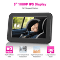 thumbnail image 4 of MHCABSR 1080P Baby Car Camera with 5” HD Monitor, IR Night Vision, 150° Wide Angle, Easy Installation, 4 of 7