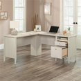 thumbnail image 4 of Sauder Larkin Ledge Engineered Wood L-Desk in Glacier Oak Finish, 4 of 14