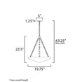 thumbnail image 2 of Maxim Lighting - Artemis - 4 Light Entry Foyer Pendant-22.5 Inches Tall and, 2 of 5