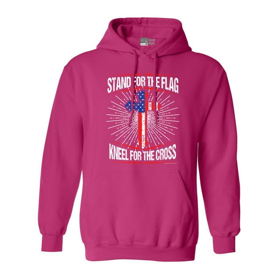 I Stand For Flag Kneel For Cross American Flag USA DT Sweatshirt Hoodie