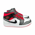 thumbnail image 1 of Ni - ke ??Ni - ke Air Jordan 1 Mid Mens Shoes White Black Red Retro Sneaker DQ8426-106 New, 1 of 5