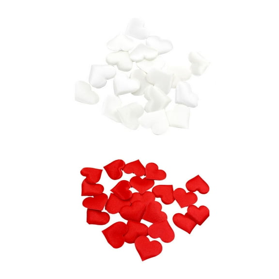 COSMOBETTY 200Pcs Heart Shaped Petals For Wedding Engagement Table Confetti