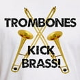 thumbnail image 3 of CafePress - Trombones Kick Brass T Shirt - Fitted T-Shirt, Vintage Fit Soft Cotton Tee, 3 of 4