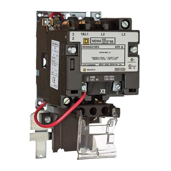 Square D MagneticMotorStarter,Thermal,110/120VAC 8536SCO3V02ES