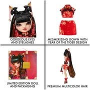 Rainbow High™ Chinese New Year Collector Doll (11-inch) 2022 Year of the Tiger Lily Cheng with Multicolored Rainbow hair, 2 Gorgeous Outfits to Mix & Match Premium Doll Accessories Collectible Gifts