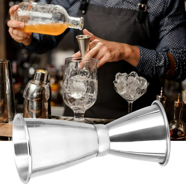 LYUMO Cocktail Jigger, Bar Measuring Cup, Stainless Steel Cocktail Jigger Double Head Measuring