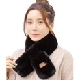 thumbnail image 1 of Women’s Winter Scarf Rectangle Furry Wrap Warm Soft Cozy, 1 of 5