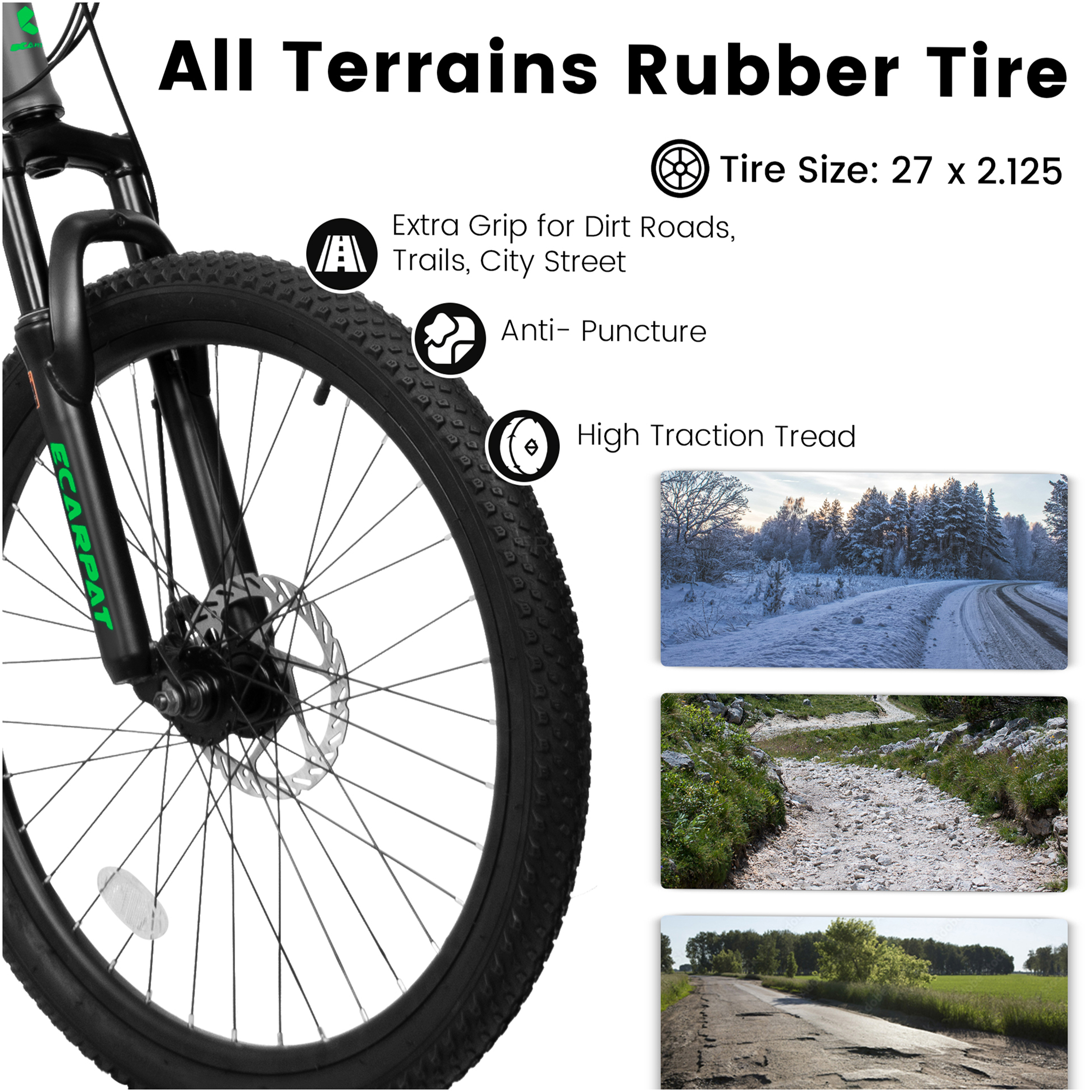 JERFIT 27.5 Inch Full Suspension Mountain Bike for Adults, 21 Speed Gears, Dual Mechanical Disc Brakes, Carbon Steel Frame, All-Terrain Bicycle for Men & Women, Grey