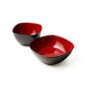 Hometrends Rave Red 8" and 10" Bowl Set