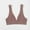 Rose Gold, variant on Deep V-Neck Sports Bras for Women - Sexy Sleeveless Padded Wireless Yoga Sleep Bra