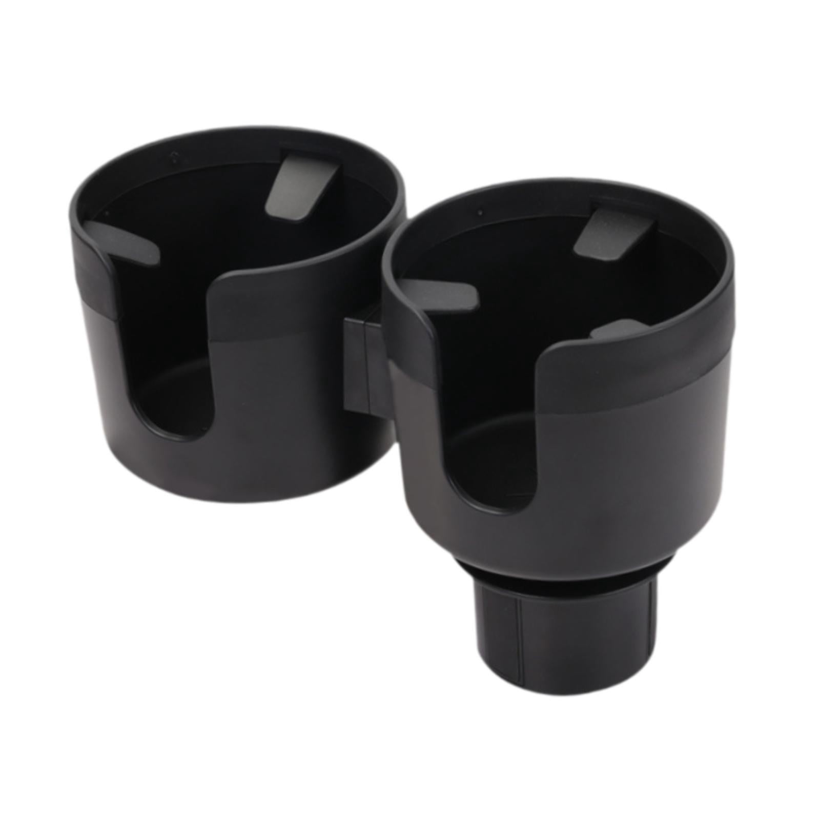 Nishiyuenyi Automotive Cup Holder Extender Car Interior Organizer Removable Car Drink Holder Black