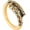 Gold, variant on Men's Stainless Steel Vintage Sun Wukong Monkey King Golden Hoop Open Biker Ring