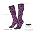 thumbnail image 6 of Fotbe Rose Flowers print Women's Men's Novelty Crew Socks Cotton Socks Knee High Socks for Walking,Running,Nurses,Pregnancy, 6 of 8