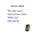 thumbnail image 2 of 6 In 1 Optical Power Meter, Red High Precision Mini Red Fiber Pen, 15km Rechargeable Fiber Light RJ45 Tester Light Rangefinder ,Portable, 2 of 7