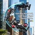 Remote Control Racing Airplan Aezusy RC Drone for Kids, 2-in-1 Flying Remote Control Car Toys with ...