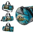thumbnail image 3 of Turtle Gym Bag, Luggage Bag, Carry on Bag: Versatile Travel Tote, Size 17.7 Inches, with Interior Zipper Pocket & Large Capacity., 3 of 6