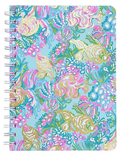 the 9.75" x 7" with 80 pages Lilly Pulitzer Women's Hard Cover Spiral Notebook the 9.75" x 7" with 80 pages Lilly Pulitzer Women's Hard Cover Spiral Notebook