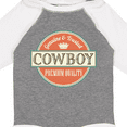 thumbnail image 4 of Inktastic Cowboy Vintage Logo Boys Long Sleeve Baby Bodysuit, 4 of 5