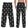 thumbnail image 3 of PISONIC Funny Mens Pajama Pants Lounge Men's Pajama Bottoms Soft Sleep Pants With Pockets Drawstring, 3 of 7