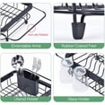 thumbnail image 2 of YOPTOP Expandable Dish Drying Rack, Dish Rack, over Sink Dish Drainer Black, 2 of 7