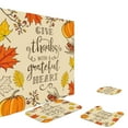 thumbnail image 2 of Gumesh 4-Piece Autumn Printed Bathroom Set: Shower Curtain, Non-Slip Mats (Toilet/Bath), Waterproof Floor Mat, 2 of 6