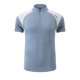 thumbnail image 3 of Tops para hombre, blusas y camisas de cuello redondo y manga corta para hombre, camiseta de manga corta de goma sin costuras de secado rápido de color liso de seda de hielo para hombre, camiseta de ve, 3 of 4