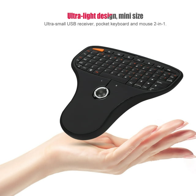QWERTY Keyboard, Compatible Keyboard, 124X135X25Mm W-indows 7 For TV Computer