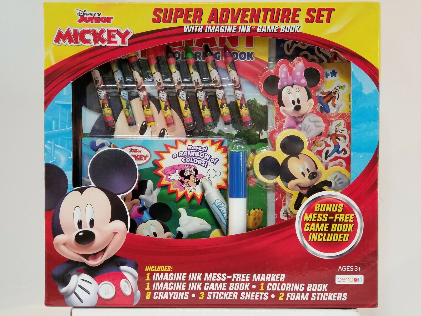 Disney Junior MICKEY Super Adventure Set with Imagine Ink Game Book NEW ...