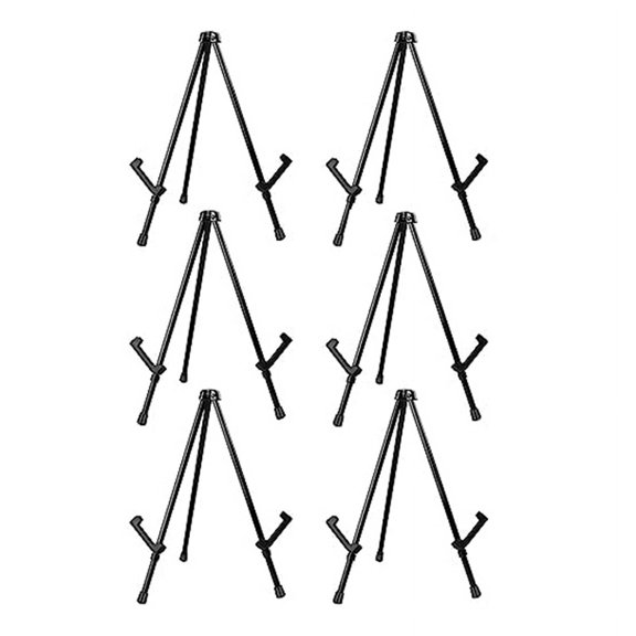6Pcs Tabletop Instant Display Easel, Portable & Adjustable Table Tripod Easels Stand, for Canvas Paintings