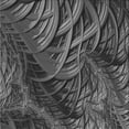 thumbnail image 1 of Ahgly Company Tapis d'Intérieur Lavable à la Machine, Carré, Transitionnel, Gris, Tapis de Zone, 5 Pieds Carré, 1 of 7