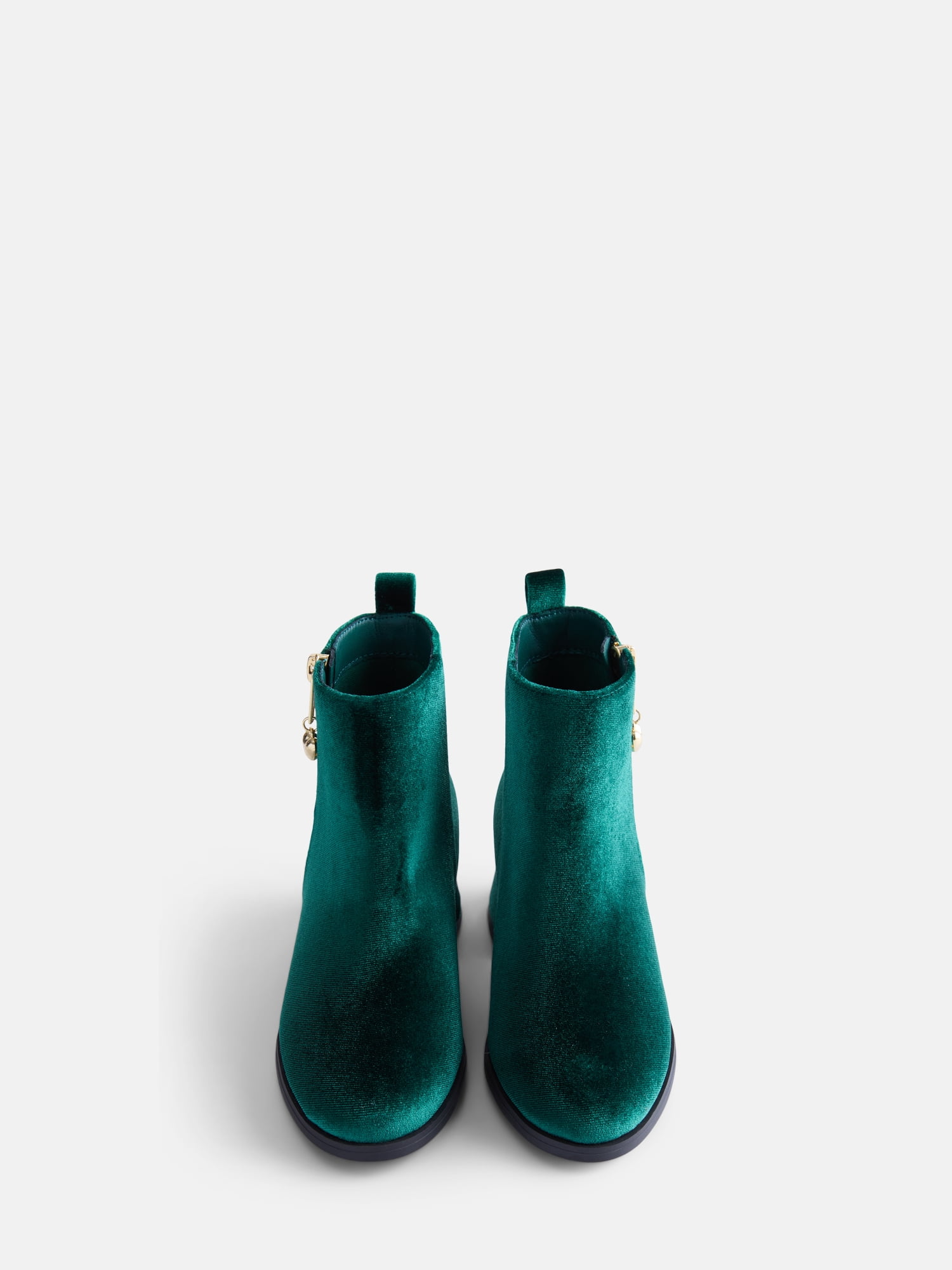 Wonder Nation Girls Faux Suede Velvet Boots