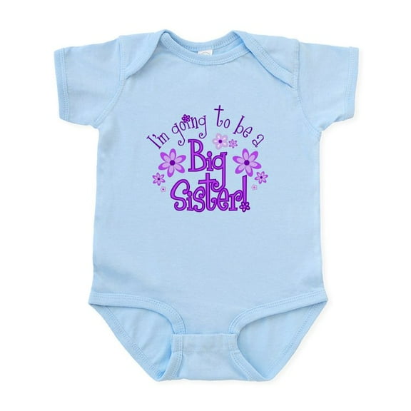 CafePress - I'm Going To Be A Big Sister Infant Bodysuit - Baby Light Bodysuit, Size Newborn - 24 Months