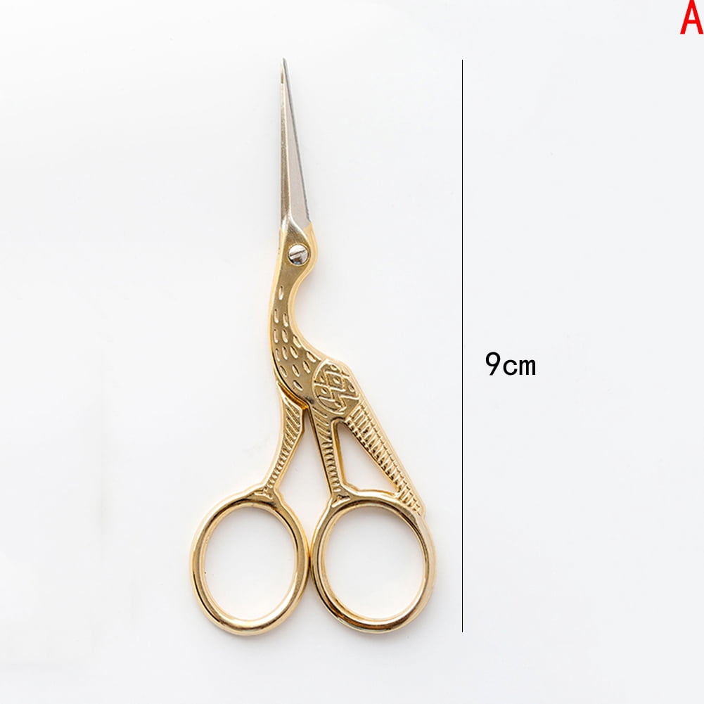 Creative Antique Crane Tailor Scissor Cross Stitch European Retro Classic Craft Sewing Tool Diy Handycraft Scissor LAW2025