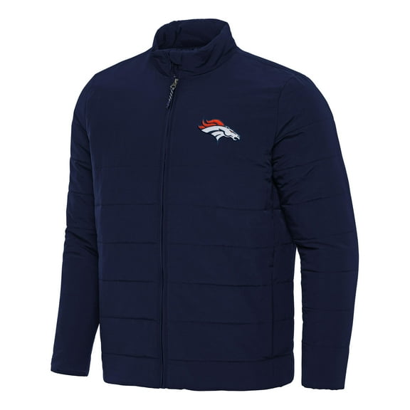 Men's Antigua Navy Denver Broncos Swelter Full-Zip Jacket
