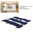 thumbnail image 4 of Forro Para Cuna, Almohadillas Para Parachoques De Cuna, Protector Suave Lavable De Color Liso Para Niños Para Interiores, 4 of 7