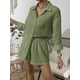 thumbnail image 5 of Conjunto de pantalones cortos sólidos de moda 2024, traje de verano para mujer, conjunto informal holgado de dos piezas para mujer, ropa de mujer, 5 of 5