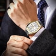 thumbnail image 3 of POEDAGAR Luxury Men Stainless Steel Quartz Watch Luminous Waterproof Date Watch, 3 of 5