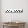 thumbnail image 6 of Roven Horizontal "Lake House" Sign - Off White, 6 of 11