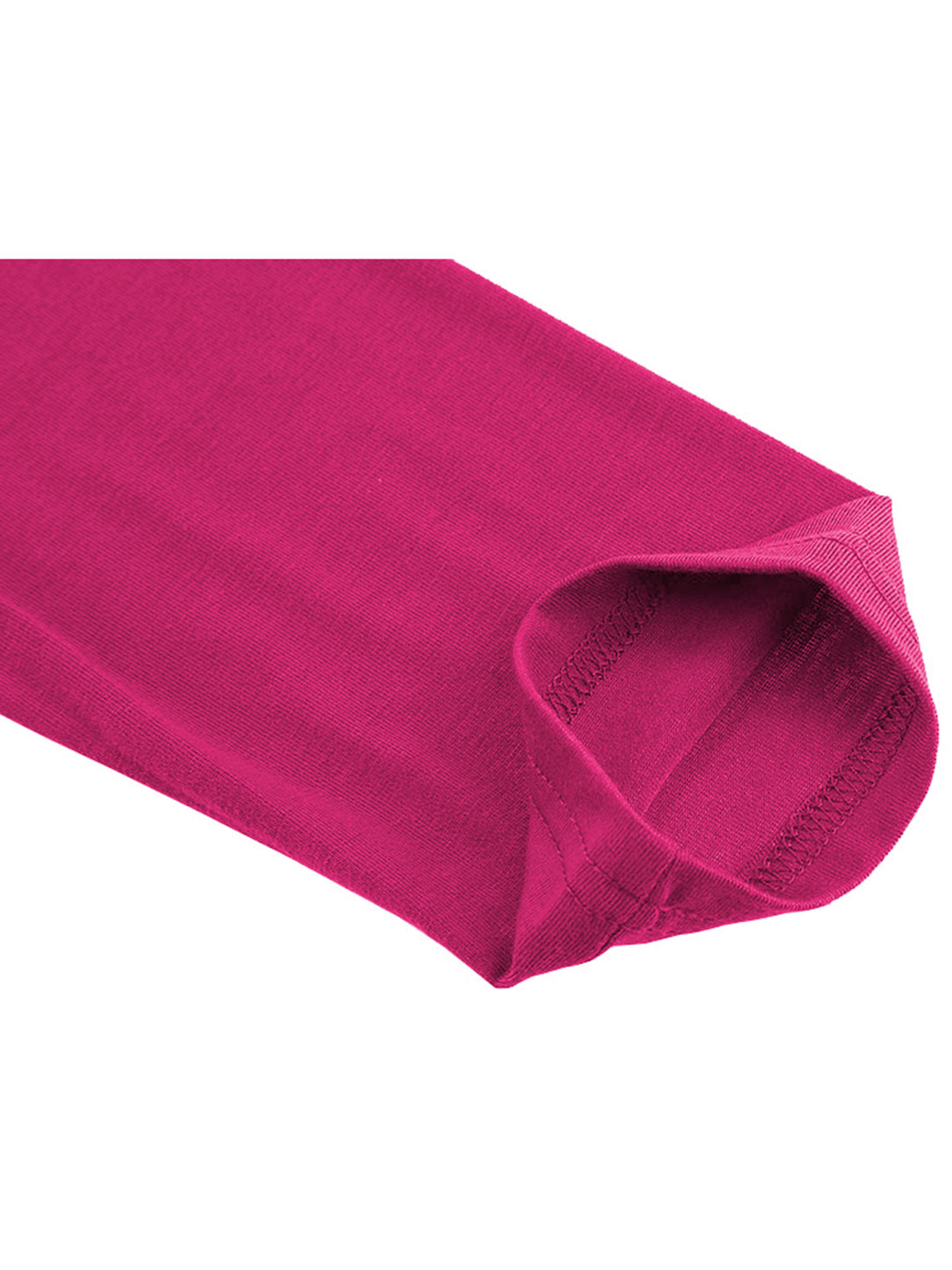 Unique Bargains Men's Pullover Lightweight Long Sleeve Top Turtleneck T-Shirt 42 Rose Red