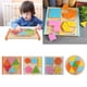 thumbnail image 4 of Juguetes De Educación Niños De Educación - 1 Estilo 1 CUTICAT Bloque de rompecabezas de geometría, 4 of 8