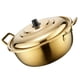 thumbnail image 2 of Cacerola de acero inoxidable con tapa, estilo coreano, para fideos ramen con dos asas, 2 of 8