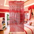 thumbnail image 1 of Rideaux à Franges en Feuille Cœur Rouges - Serpentin Cœur Rouge 3,3 Pi x 6,6 Pi pour Décorations de Fête de la Saint-Valentin - Toile de Fond à Franges Rouges pour Déco de la Saint-Valentin Anniversaire Mariage Shower de Bébé, 1 of 4