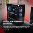 thumbnail image 4 of iBUYPOWER Element Gaming PC Desktop Computer AMD Ryzen 7 7800X3D CPU, NVIDIA GeForce RTX 5060Ti 16GB GPU, 32GB DDR5 5200MHz RAM, 1TB NVMe SSD, Windows 11 Home, Gamer Keyboard and Mouse - EBA7N56T02, 4 of 15