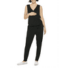 Maternity George Sleeveless Jumpsuit with Side Ruching