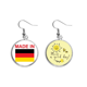 thumbnail image 1 of en alemania, país de amor pendiente sol flor pendiente joyas moda Unbranded M, 1 of 3