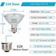 thumbnail image 4 of Bombillas Vinaco Par30 de 75 W, 120 V, regulables, 3000 K, blanco cálido, 4 of 9