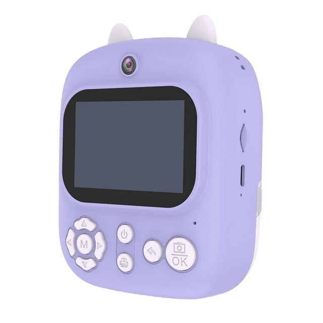 Cámara digital 1080P con pantalla de 2,4 pulgadas para niños pequeños Violeta