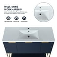 thumbnail image 6 of Yesfashion 48" Bathroom Vanity with Resin Sink,Bathroom Cabinet with Storage Drawer Doors,Freestanding Bathroom Cabinet with Undermount Ceramic Basin, 6 of 10